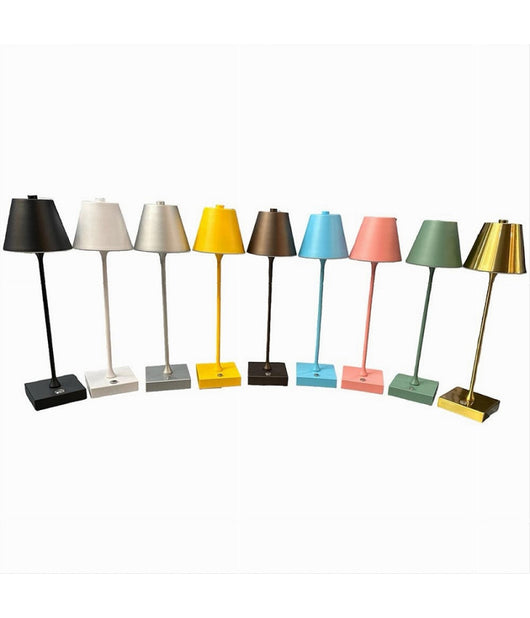 Lampada Tavolo Ricaricabile Usb 10 Watt 3 Colorazione Di Luce Vari Colori D27-3c         