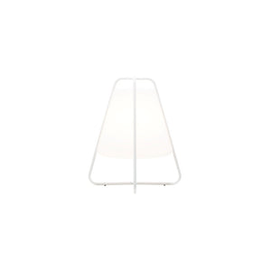 Lampada Led Teepee Zafferano Ricaricabile - Touch, da Interno ed Esterno IP65, Design Moderno Senza Fili Bianca