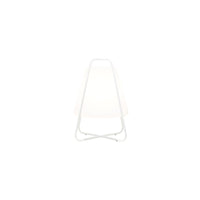Lampada Led Teepee Zafferano Ricaricabile - Touch, da Interno ed Esterno IP65, Design Moderno Senza Fili Bianca