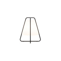 Lampada Led Teepee Zafferano Ricaricabile - Touch, da Interno ed Esterno IP65, Design Moderno Senza Fili Nera