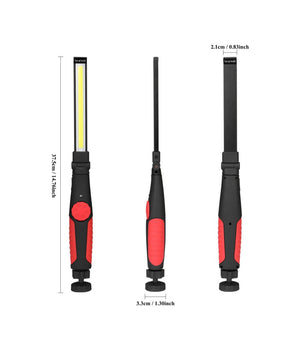 Lampada Torcia Lavoro Calamita Portatile Ricaricabile Slim Regolabile Led Cob         