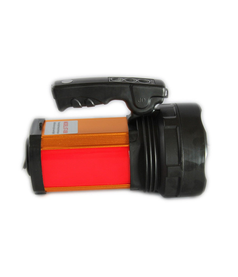 Lampada Torcia Ricaricabile Emergenza Usb Ricarica Dispositivi Luce Bianca Rossa         