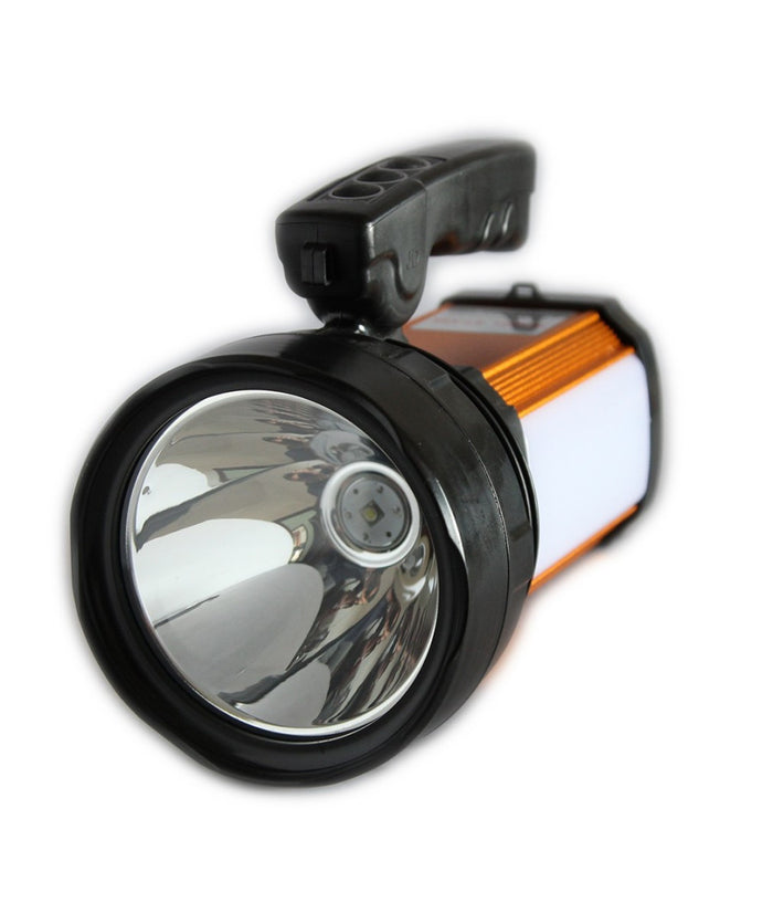 Lampada Torcia Ricaricabile Emergenza Usb Ricarica Dispositivi Luce Bianca Rossa         