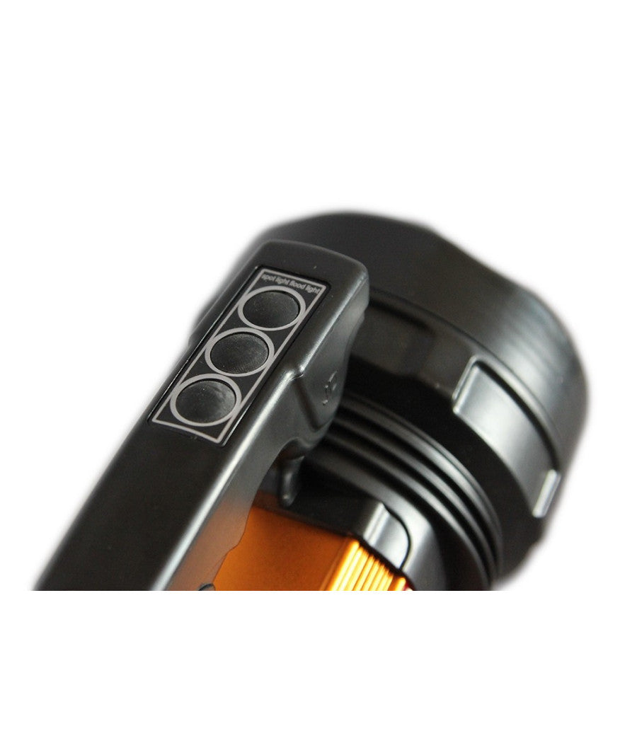 Lampada Torcia Ricaricabile Emergenza Usb Ricarica Dispositivi Luce Bianca Rossa         