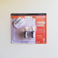 Lampada tubolare ad incandescenza per forno cappe cucina e lampada sale - blister da 2pz