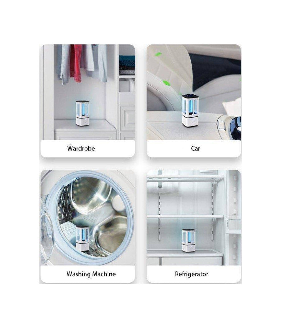 Lampada Ultravioletti Portatile Per Sterilizzazione Auto Casa Elettrodomestici         