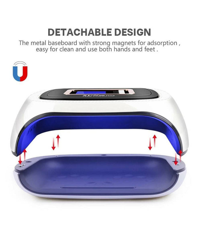 Lampada Unghie Uv Led Fornetto Unghie Nail Art Nail Lamp 108w 42 Led Sun H6 Plus         