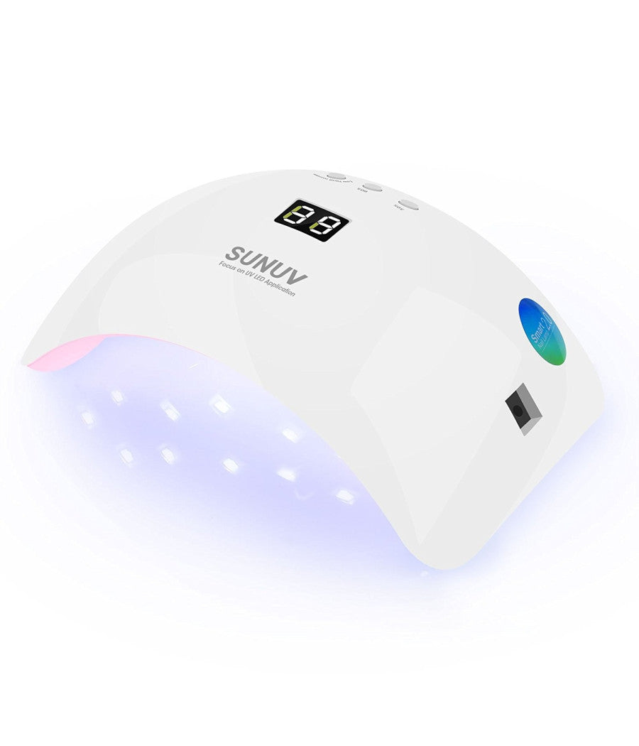 Lampada Unghie Uv Led Per Gel Sun8 36w Automatica Sensore Con Timer Preimpostati         