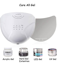 Lampada Uv Per Nail Art Asciugatura Gel Colata Unghie Con 30led Da 48w Manicure         