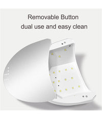 Lampada Uv Per Nail Art Asciugatura Gel Colata Unghie Con 30led Da 48w Manicure         