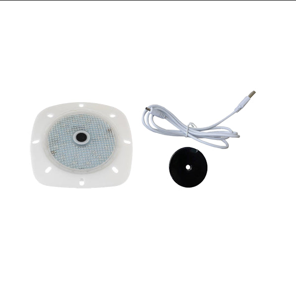 LAMPADA RICARICABILE, IMPERMEABILE E MOBILE, 18 LED BIANCO