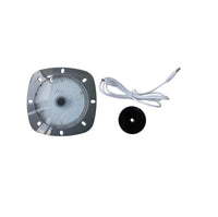 LAMPADA RICARICABILE, IMPERMEABILE E MOBILE, RGB, 18 LED, CORONA GRIGIA