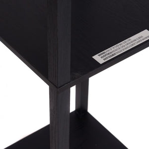 Lampada da terra in legno 1,6 m lampada da soggiorno con 3 ripiani portaoggetti Design scandinavo per camera da letto Lampadina da 40 watt non inclusa 20_0006269