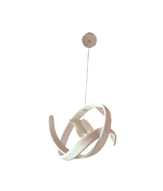 Lampadario 53w Led Moderno Lampada A Sospensione Con Uccello Luminoso 6500k A51         