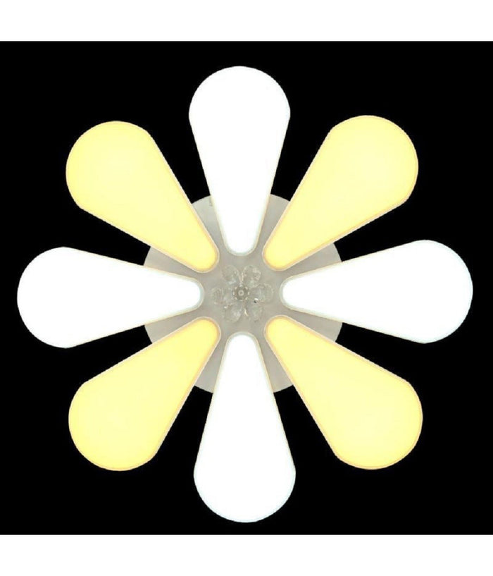 Lampadario A Forma Di Fiore Moderno 80 Watt Doppia Illuminazione Plafoniera C10         