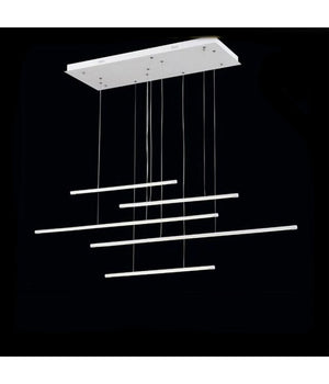 Lampadario A Sospensione 38w A Led Design Minimal 3 Colorazione Di Luce Lp-43-3c         
