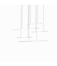 Lampadario A Sospensione 38w A Led Design Minimal 3 Colorazione Di Luce Lp-43-3c         