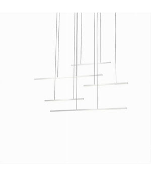 Lampadario A Sospensione 38w A Led Design Minimal 3 Colorazione Di Luce Lp-43-3c         