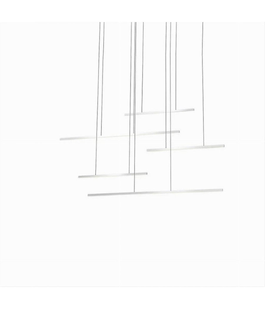 Lampadario A Sospensione 38w A Led Design Minimal 3 Colorazione Di Luce Lp-43-3c         