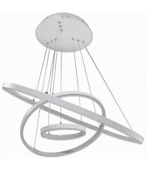 Lampadario A Sospensione 51 W Led Forma Pianeta Bianco 3 Colorazione Luce A64-3c         