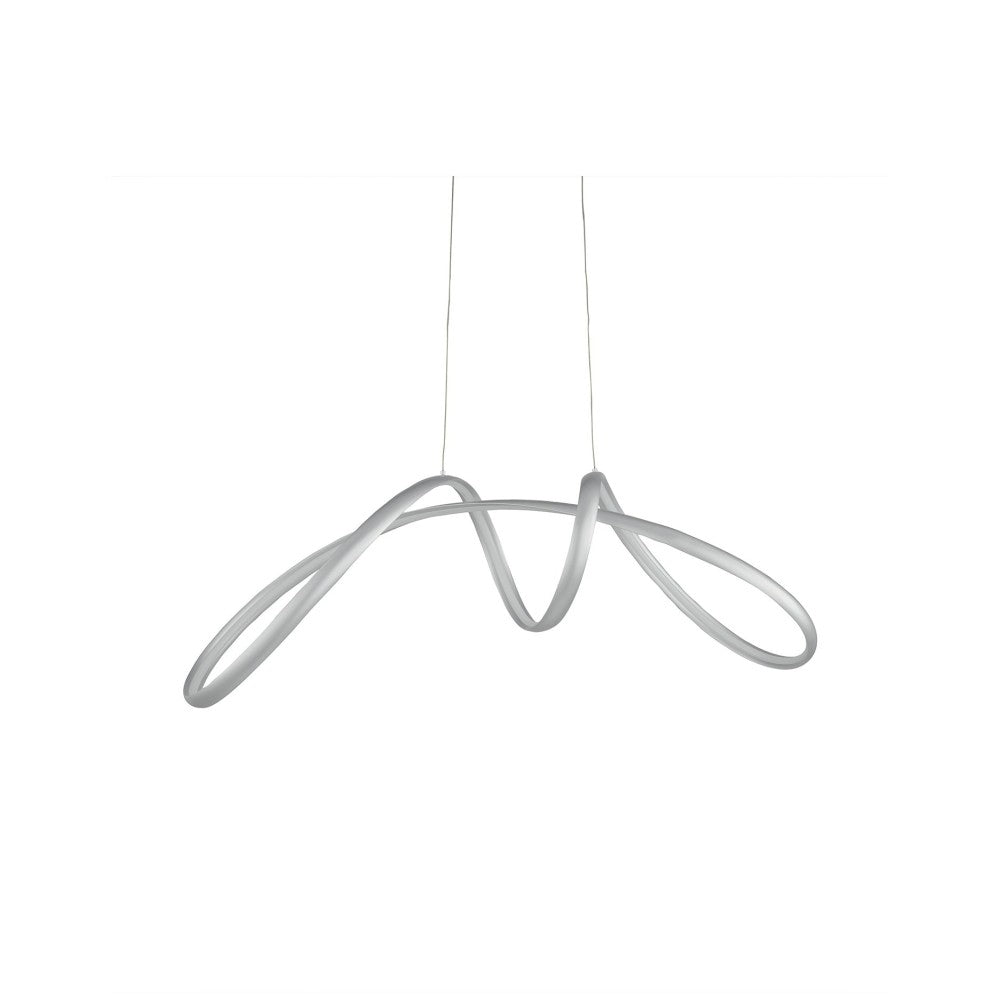 Lampadario a sospensione a Led Lumen di Ondaluce 60w 6000lm 110cm Dimmerabile 4000k