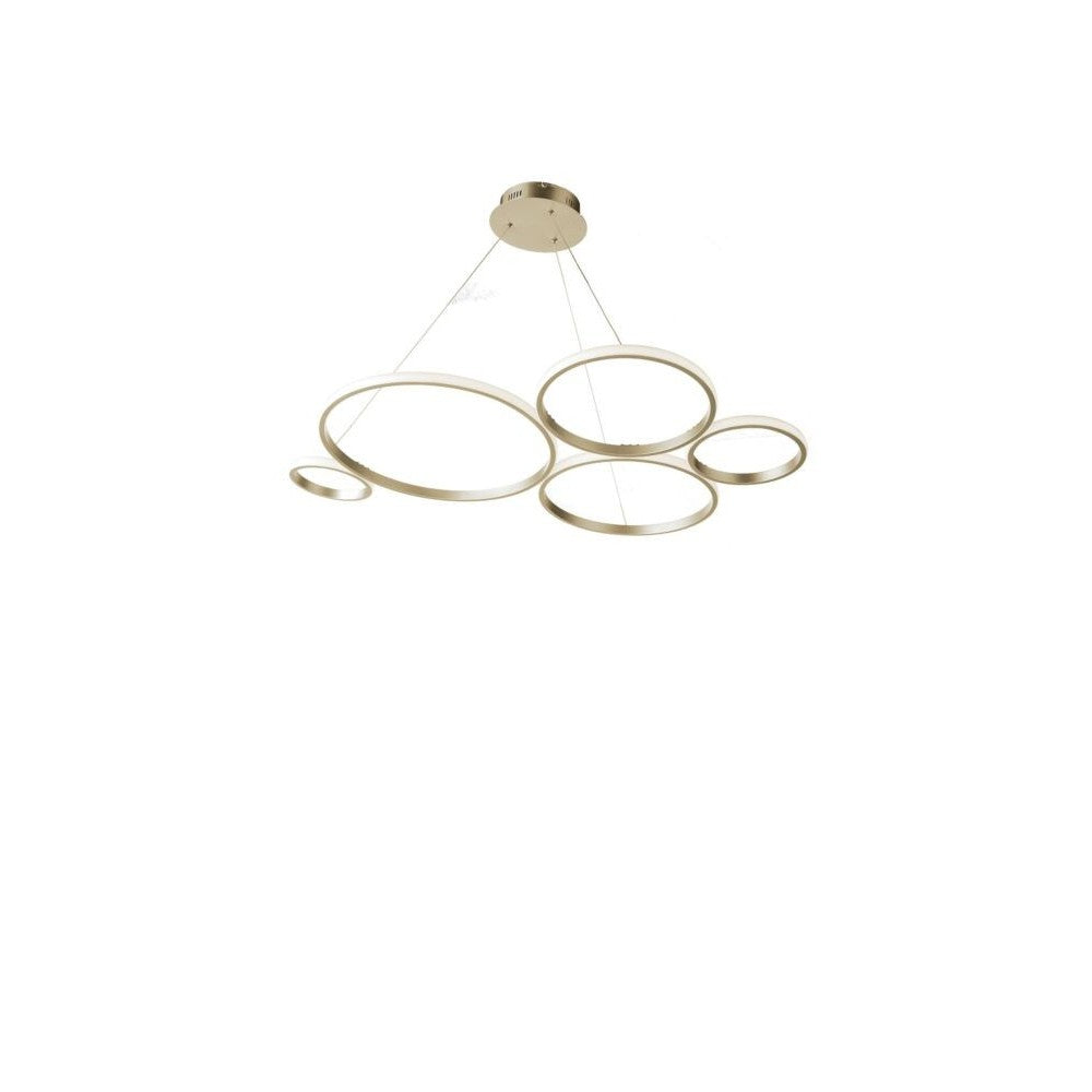 Lampadario a sospensione a led Pois-Oro