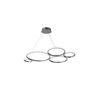 Lampadario a sospensione a led Pois-Silver