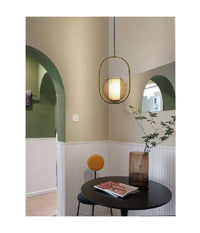 Lampadario A Sospensione Con Portalampada Attacco E27 Lampada In Metallo Lp-09n         