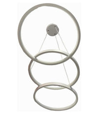 Lampadario A Sospensione Da Soffitto 3 Anelli Tre Tonalità  Di Colore 40w B63-b3c         