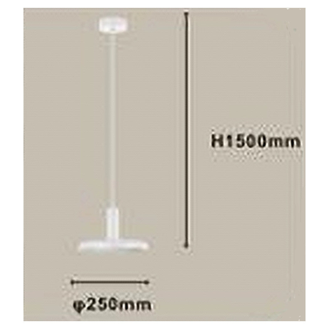 Trade Shop - Lampadario A Sospensione Design Moderno Con Paralume In Ferro Bianco E27 Ip20 33740         