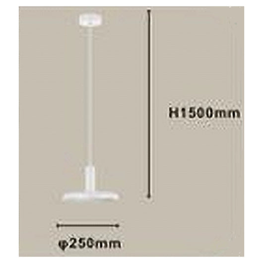 Trade Shop - Lampadario A Sospensione Design Moderno Con Paralume In Ferro Bianco E27 Ip20 33740         