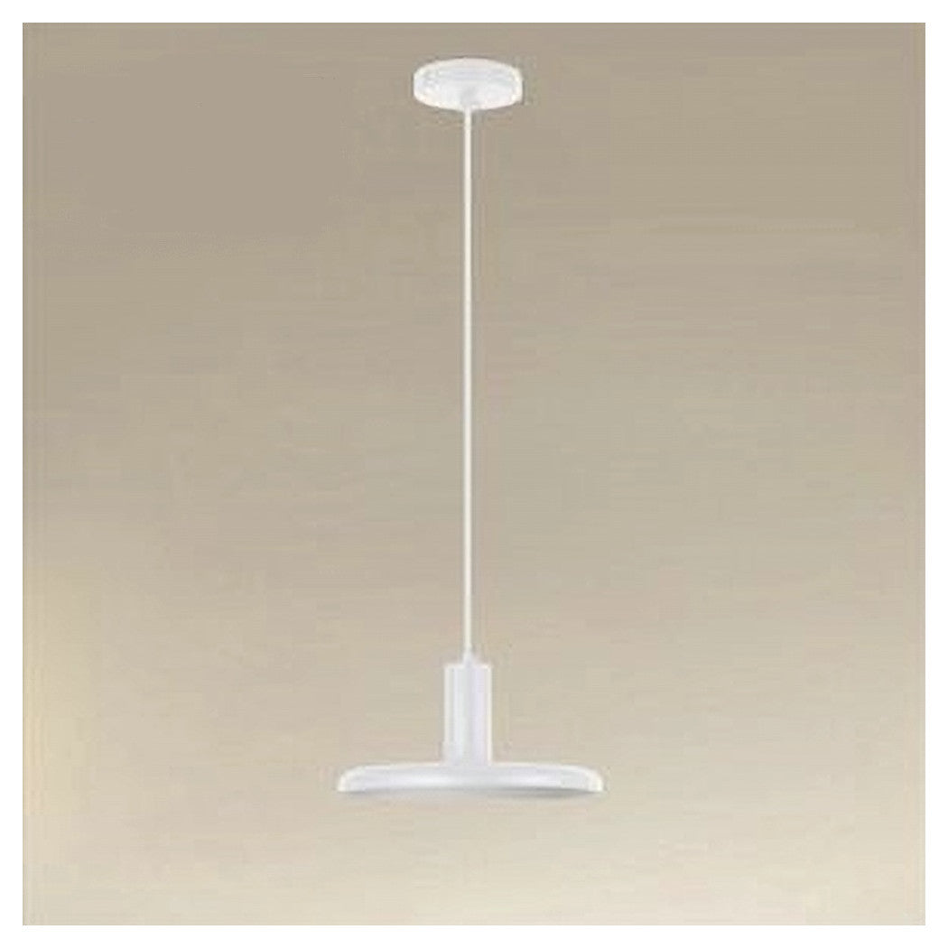 Trade Shop - Lampadario A Sospensione Design Moderno Con Paralume In Ferro Bianco E27 Ip20 33740         