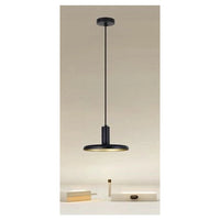 Trade Shop - Lampadario A Sospensione Design Moderno Con Paralume In Ferro Nero Oro E27 Ip20 33757         