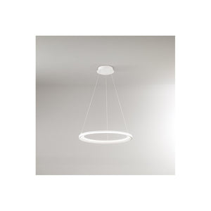 Lampadario a sospensione EDGE a led 66W bianco opaco Perenz