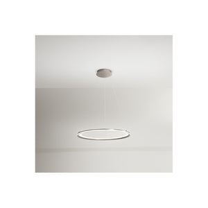 Lampadario a sospensione EDGE a led 86W Grigio Titanio Perenz