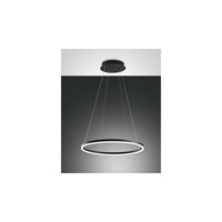 Lampadario a sospensione GIOTTO a led 36W nero 3508-40-101 Fabas Luce