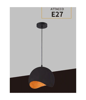 Lampadario A Sospensione In Metallo Pendente Forma Di Guscio D'uovo Luce E27 B93         