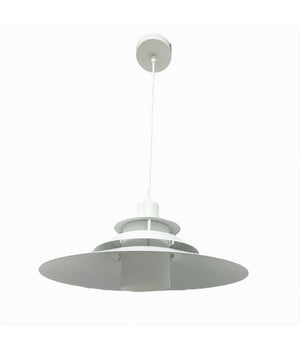 Lampadario A Sospensione Industriale E27 Lampada Pendente Vintage Retrò Lp-88  Bianco       