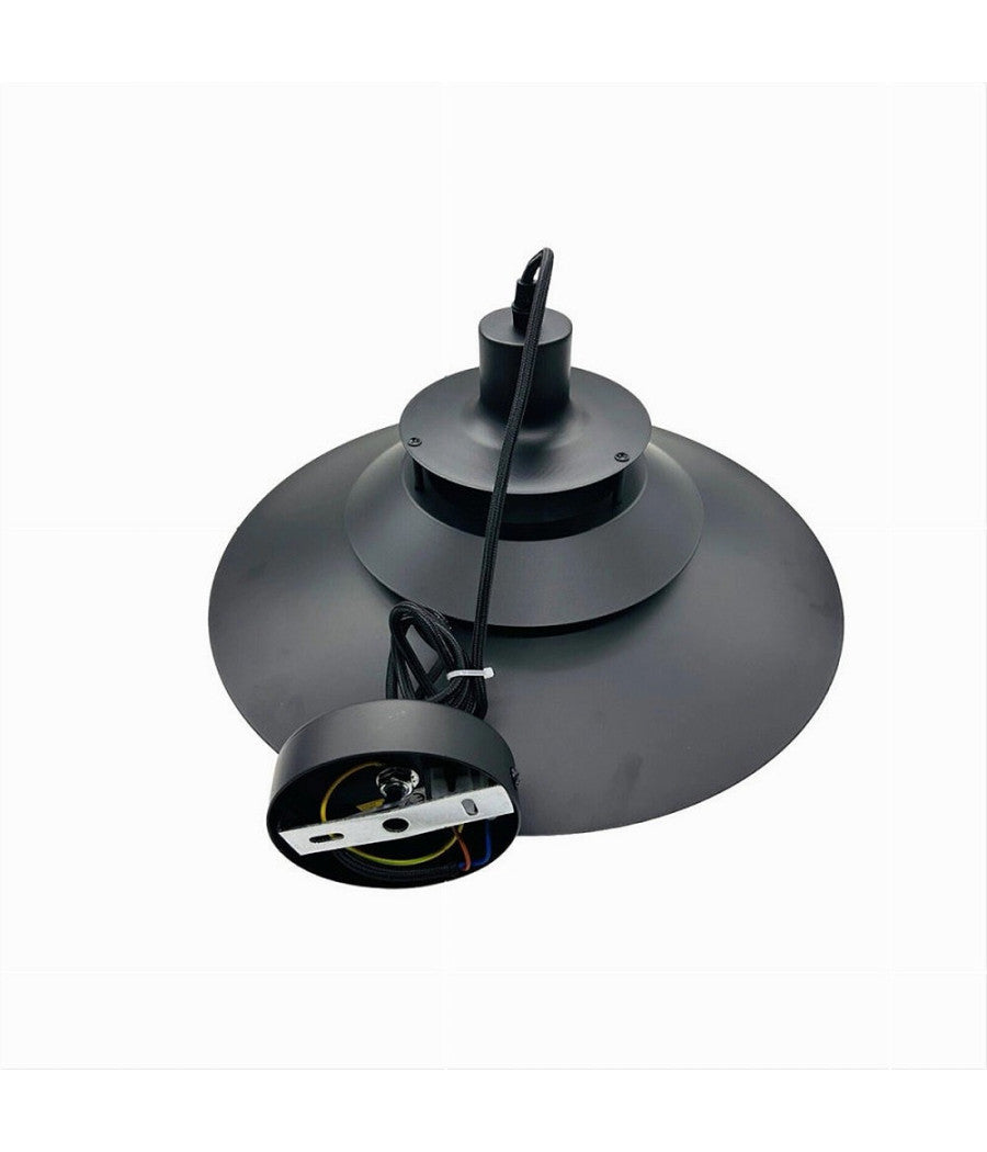 Lampadario A Sospensione Industriale E27 Lampada Pendente Vintage Retrò Lp-88  Nero       