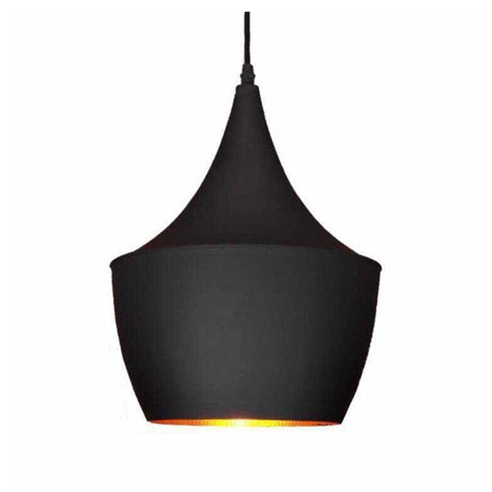 Trade Shop - Lampadario A Sospensione Lampada Stile Vintage Industriale Attacco E27 Nero Co3824-2 -