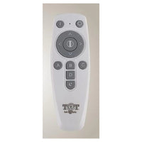 Trade Shop - Lampadario A Sospensione Led 18w Rettangolare Bianco Cristallo Telecomando 32002         