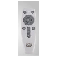 Trade Shop - Lampadario A Sospensione Led 18w Rettangolare Nero Cristallo Telecomando 32019         