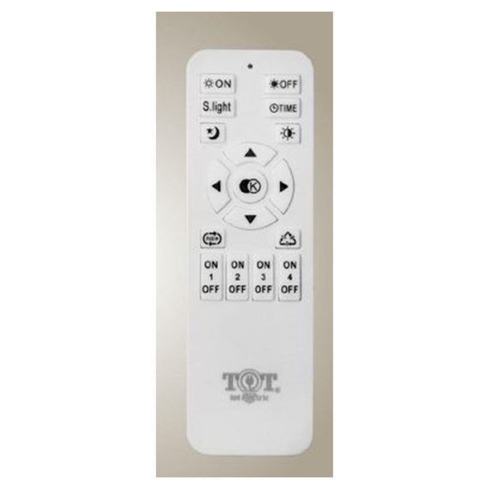 Trade Shop - Lampadario A Sospensione Led 20w Cerchio Con Telecomando Design Moderno Bianco 71071         