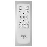 Trade Shop - Lampadario A Sospensione Led 20w Cerchio Con Telecomando Design Moderno Nero 71095         