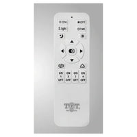 Trade Shop - Lampadario A Sospensione Led 36w Rettangolare Con Telecomando Design Moderno Nero 71585         