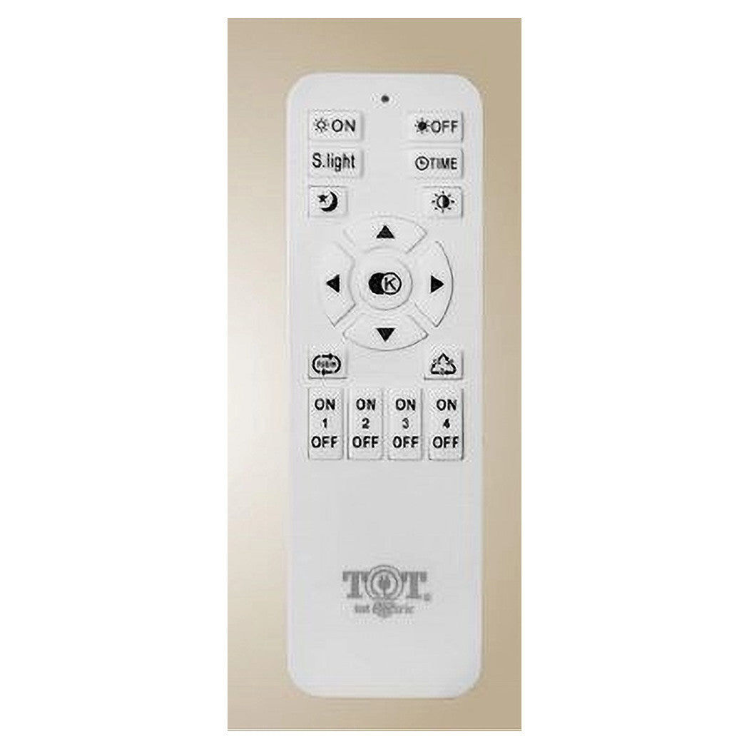 Trade Shop - Lampadario A Sospensione Led 36w Rettangolare Con Telecomando Design Moderno Oro 71592         