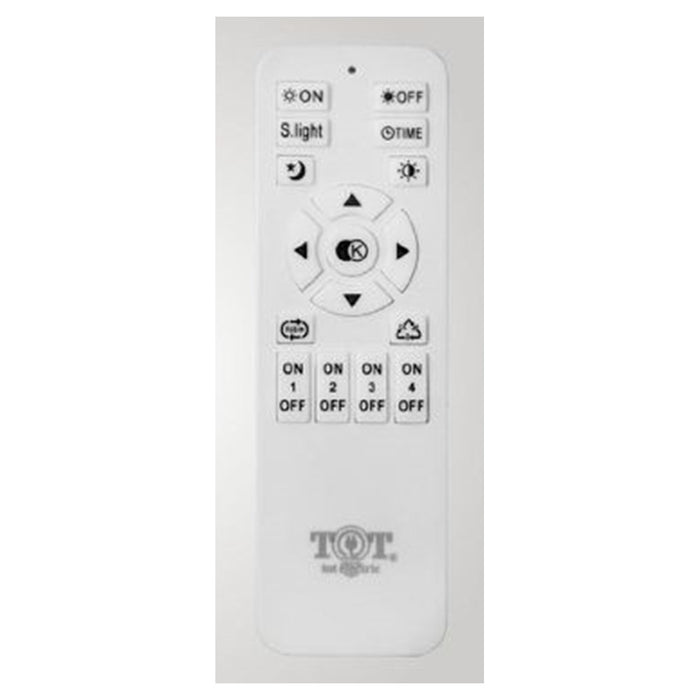 Trade Shop - Lampadario A Sospensione Led 65w 3 Semi Cerchi Con Telecomando Design Moderno Bianco 71378         