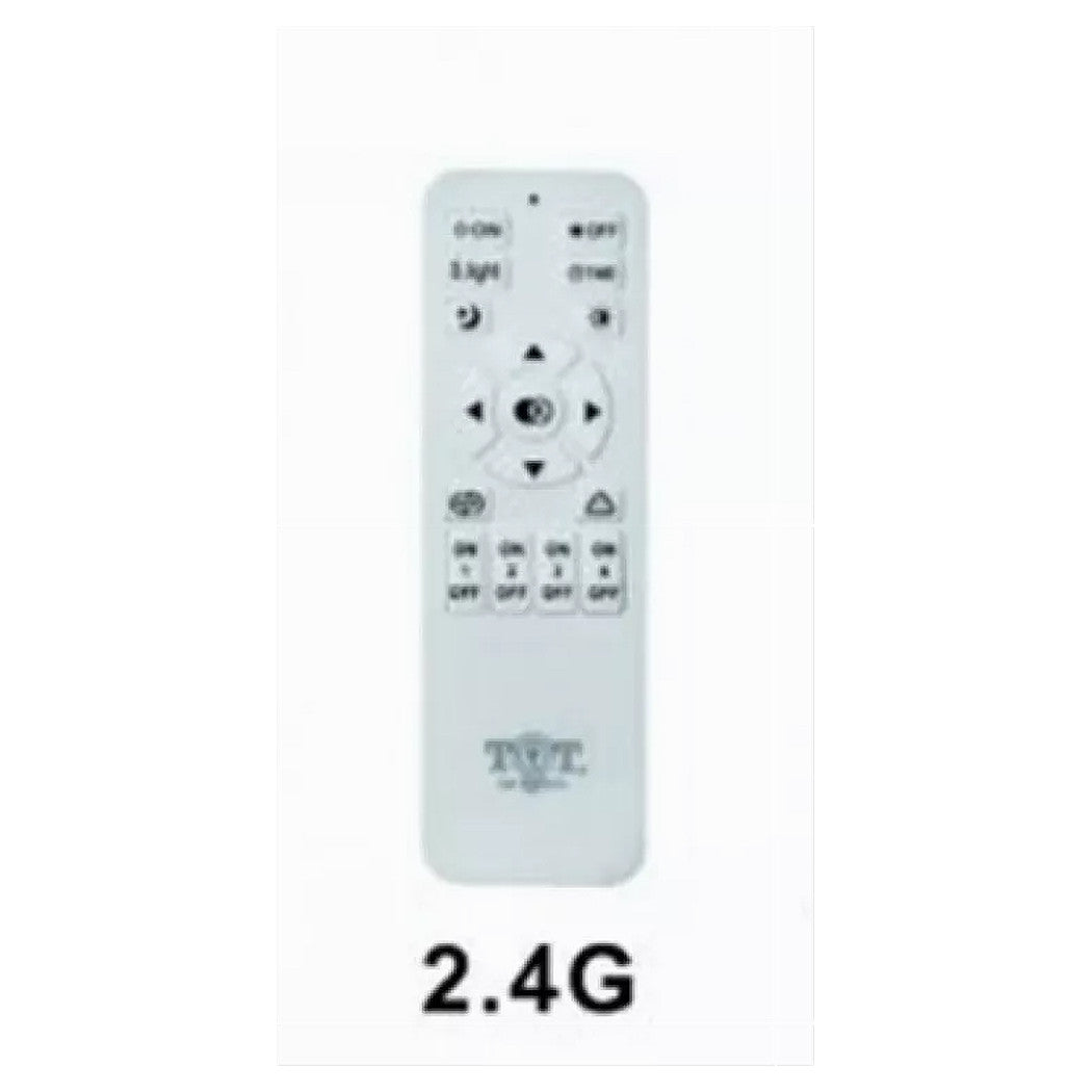 Trade Shop - Lampadario A Sospensione Led Nero 65w 6 Anelli Luminosi Moderno Con Telecomando 71415         