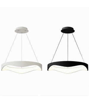 Lampadario A Sospensione Led Onda 38w Ultra Moderna 3 Colorazioni Di Luce A67-3c         