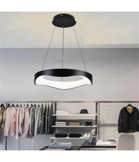 Lampadario A Sospensione Led Onda 38w Ultra Moderna 3 Colorazioni Di Luce A67-3c         